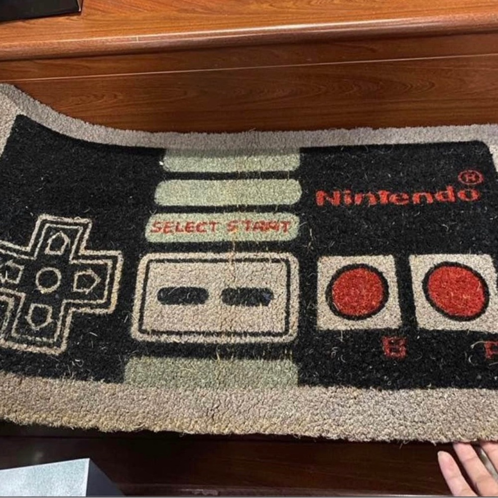 Nintendo Controller Design Rug
